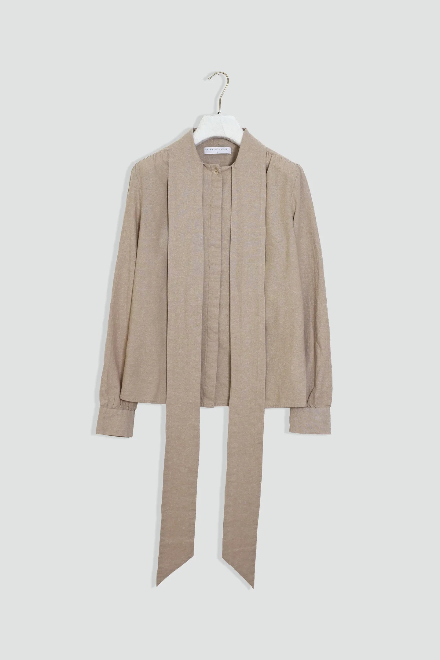 Linen blouse with bow, Cathrine Hammel