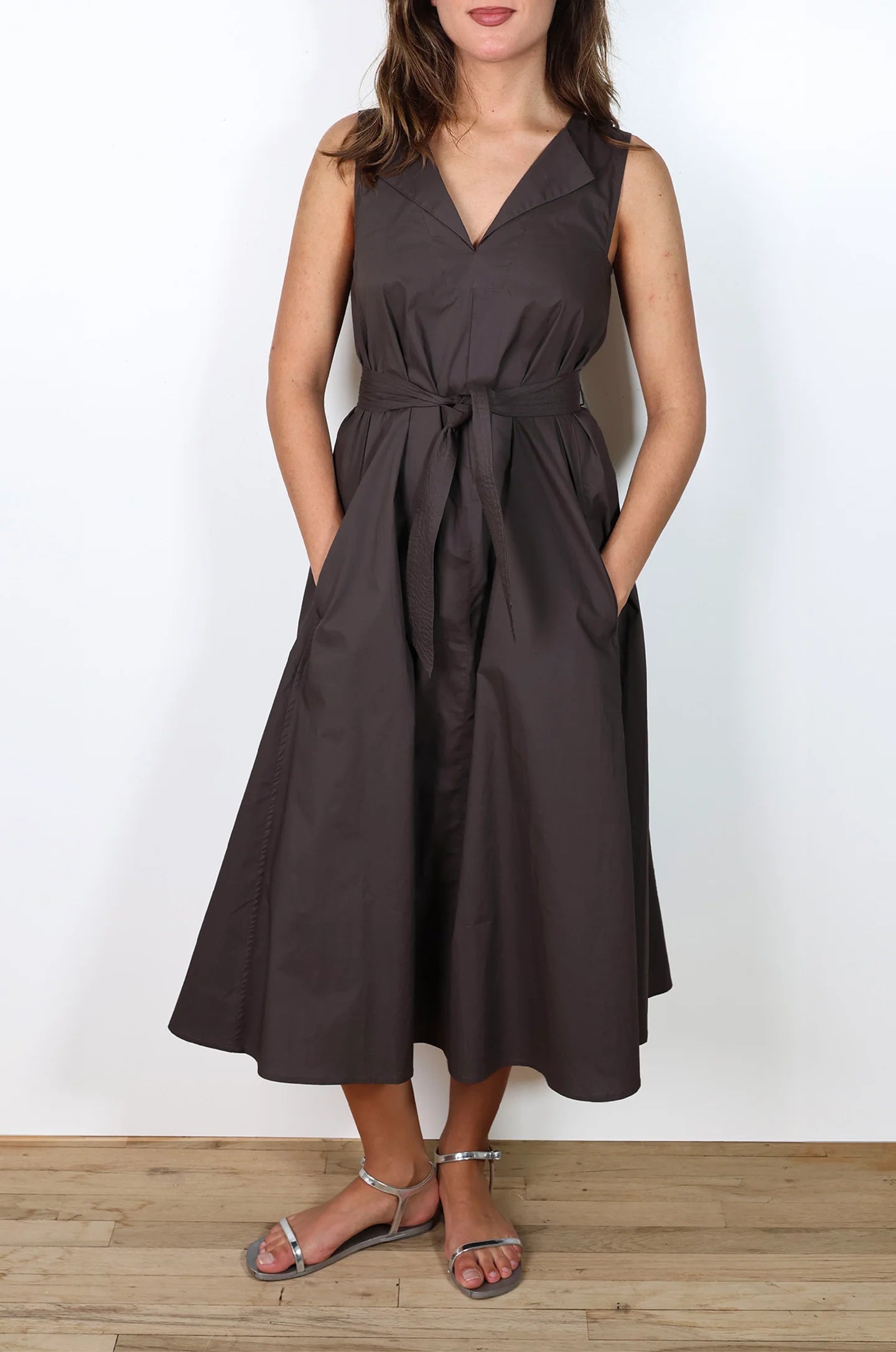 Poplin sleveless dress, Cathrine Hammel
