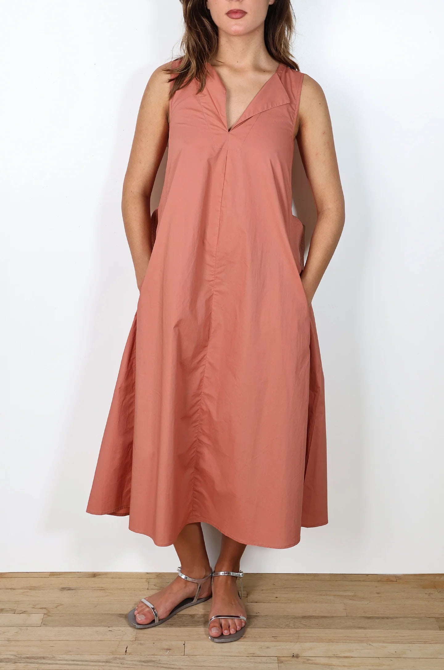 Poplin sleveless dress, Cathrine Hammel